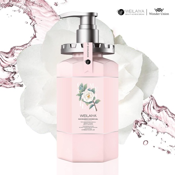 Brand New WEILAIYA Camellia Niacinamine Shower Gel 450mL - Picture 5 of 6